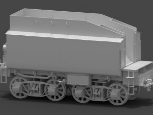 coal wagon Model 3D