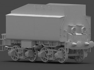 coal wagon Model 3D
