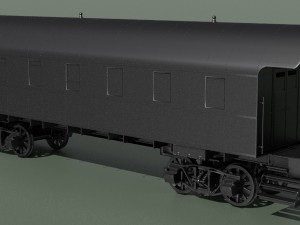 passenger wagon Modèle 3D