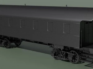 passenger wagon 3D Model