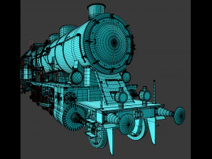 steam locomotive 3D Model