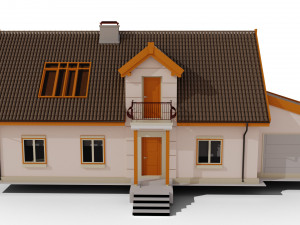 family house 3D 모델