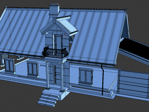 family house 3D 모델