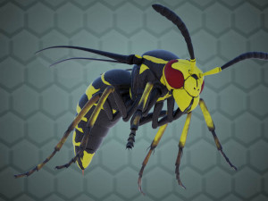 wasp 3D मॉडल