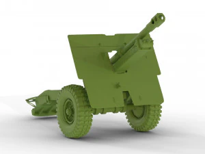 Artillerie 3D Modell