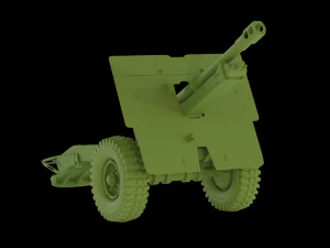 Artillerie 3D Modell