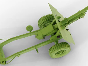 Artillerie 3D Modell