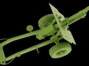 Artillerie 3D Modell