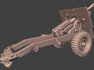 artillery 3D Model