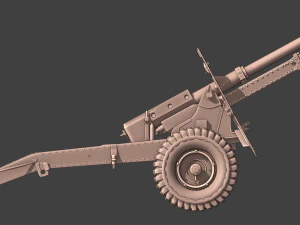 Artillerie 3D Modell