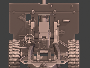 artillery Modello 3D