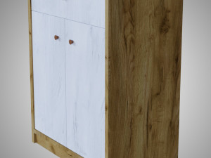 wooden furniture set 3D Model