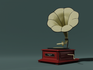 gramophone 3D Model
