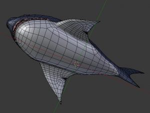 stylized shark 3D 모델
