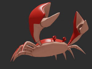 crab low poly 3D Model