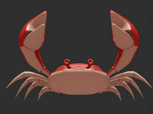 crab low poly 3D Model