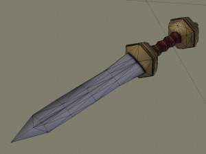 gladius sword Model 3D