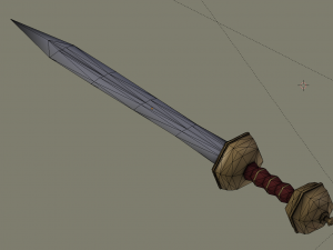 gladius sword Model 3D