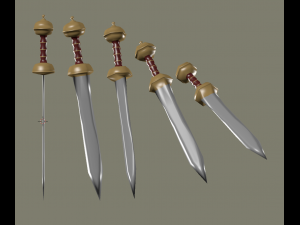 gladius sword Model 3D
