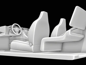 Car interior 3D Model
