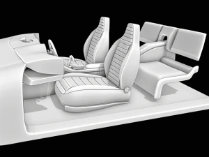 Car interior 3D Model