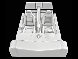 Car interior 3D Model