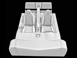 Car interior 3D Model