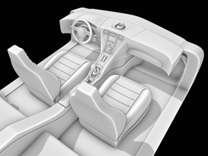 Car interior 3D Model