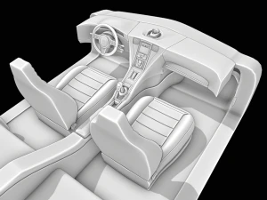 Car interior 3D Model