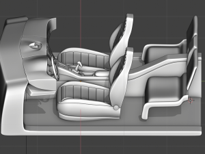 Car interior 3D Model