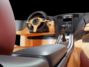 Car interior 3D Model
