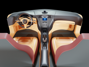 Car interior 3D Model