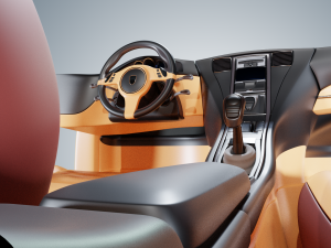 Car interior 3D Model