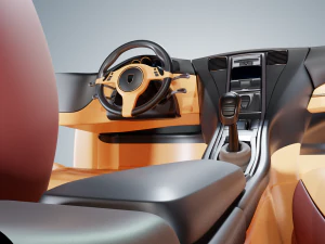 Car interior 3D Model