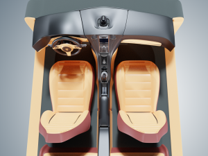 Car interior 3D Model