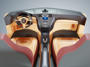 Car interior 3D Model