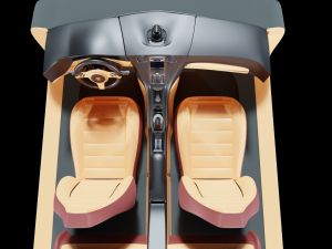 Car interior 3D Model