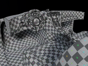 Car interior 3D Model