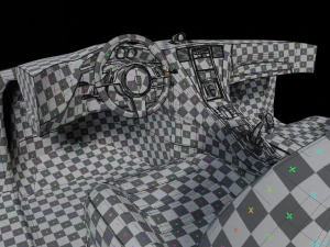 Car interior 3D Model
