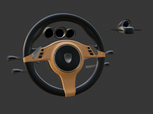 Car interior 3D Model