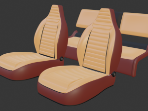 Car interior 3D Model