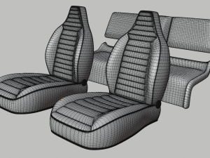 Car interior 3D Model