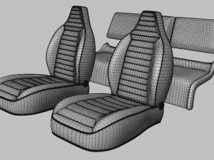 Car interior 3D Model