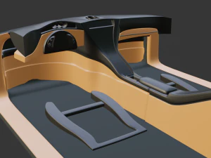 Car interior 3D Model