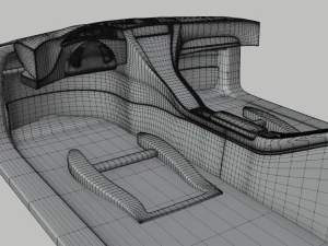 Car interior 3D Model
