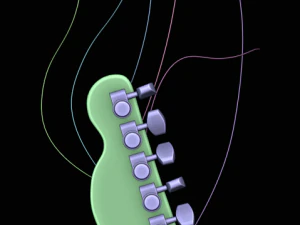 fender guitar 3D Model