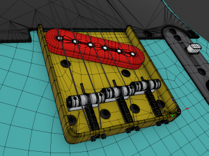 fender guitar 3D Модель