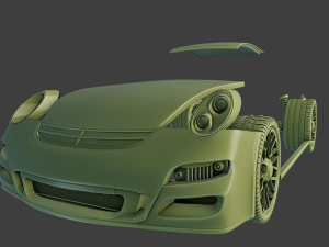 sports car 3Dモデル