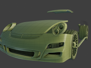 sports car 3Dモデル