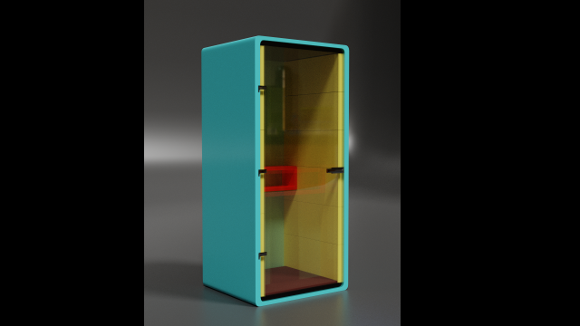 office quiet box Modello 3D .c4d .max .obj .3ds .fbx .stl .blend